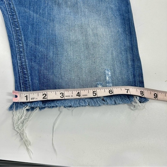 DIESEL Men’s Thavar Slim Skinny Classic Wash Blue Jean Cut‎ Off Shorts Jorts 31 - Picture 6 of 12